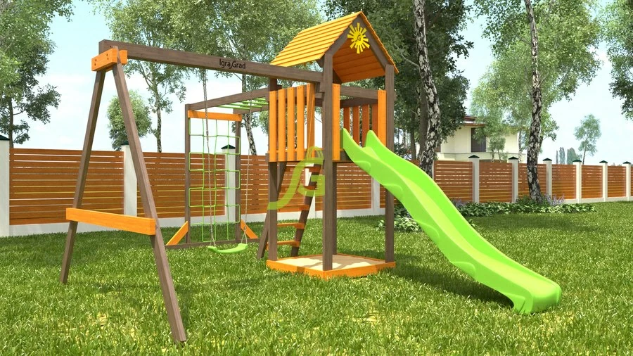 картинка Детская площадка IgraGrad Игруня 3 от магазина ИграГрад