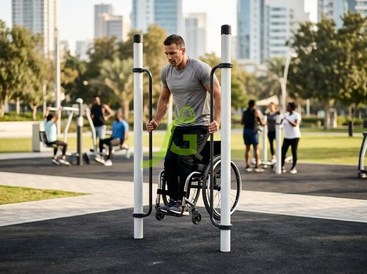 картинка Вертикальные поручни для маломобильных групп населения IgraGrad 33V от магазина ИграГрад