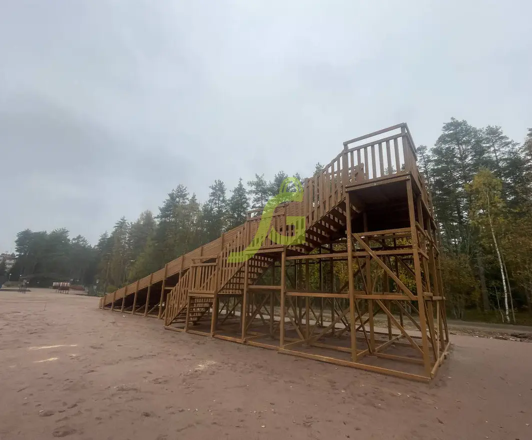 Зимняя горка IgraGrad Snow Fox, скат 18 м мод.3824