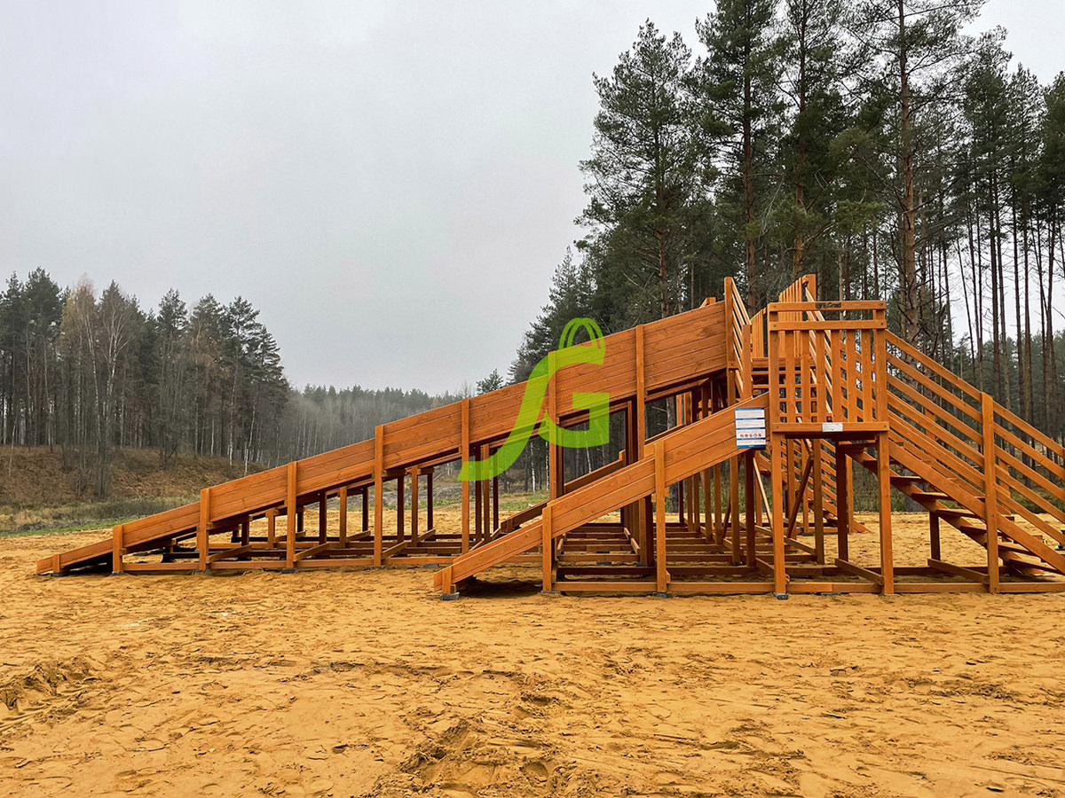 Зимняя горка "IgraGrad Snow Fox", 4 ската