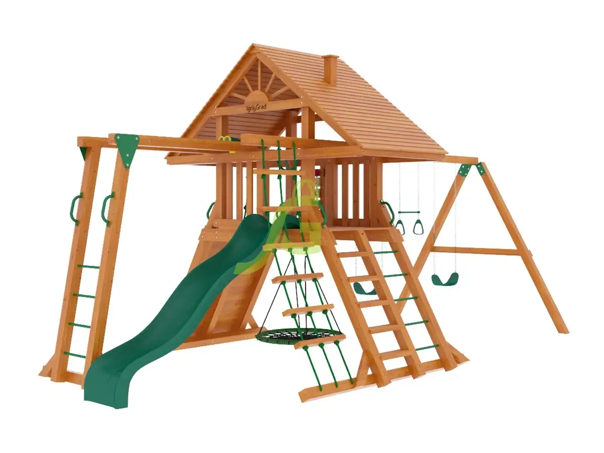 детская площадка timber fort