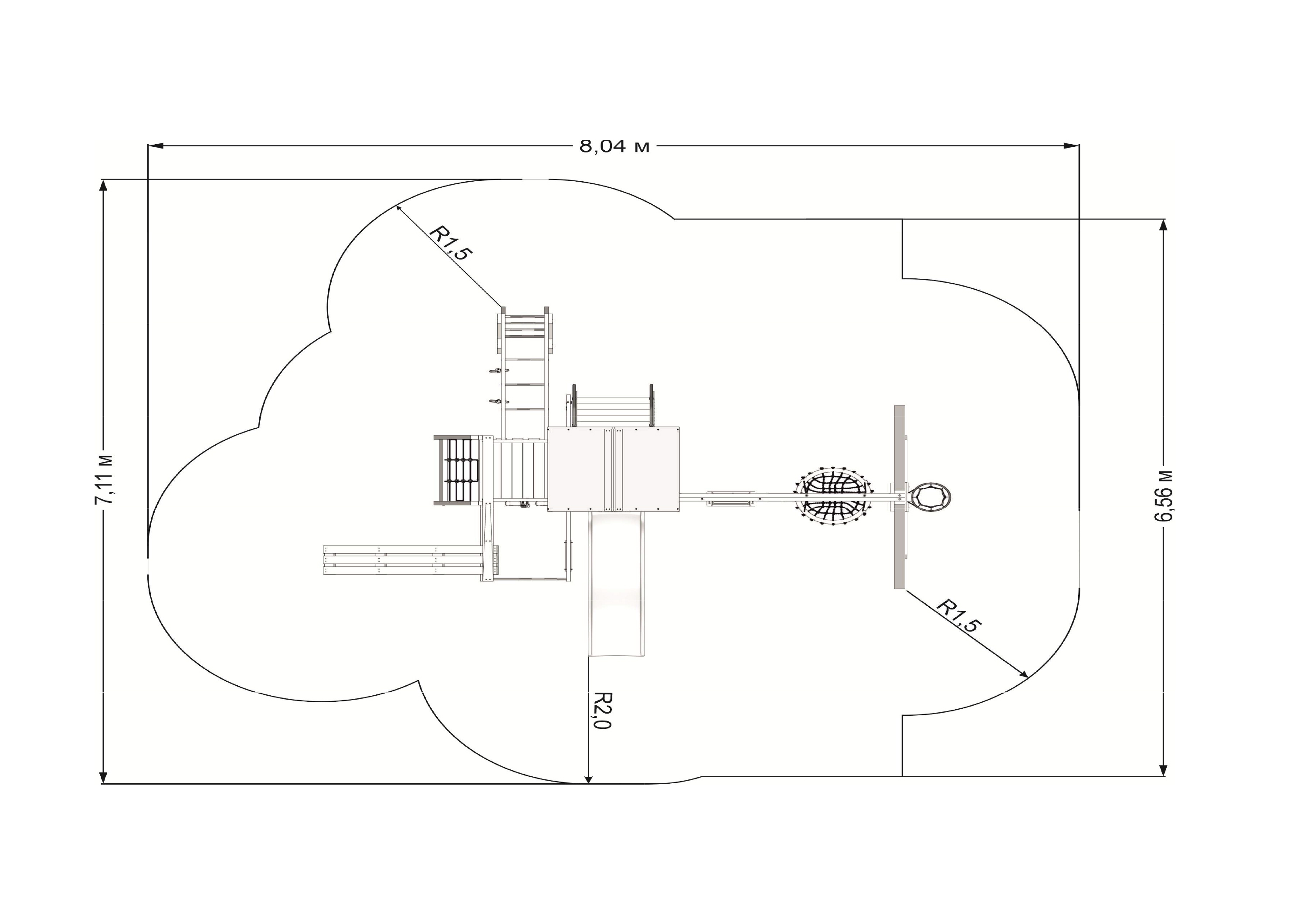 Детская игровая площадка IgraGrad X1 Детская игровая площадка IgraGrad X1
