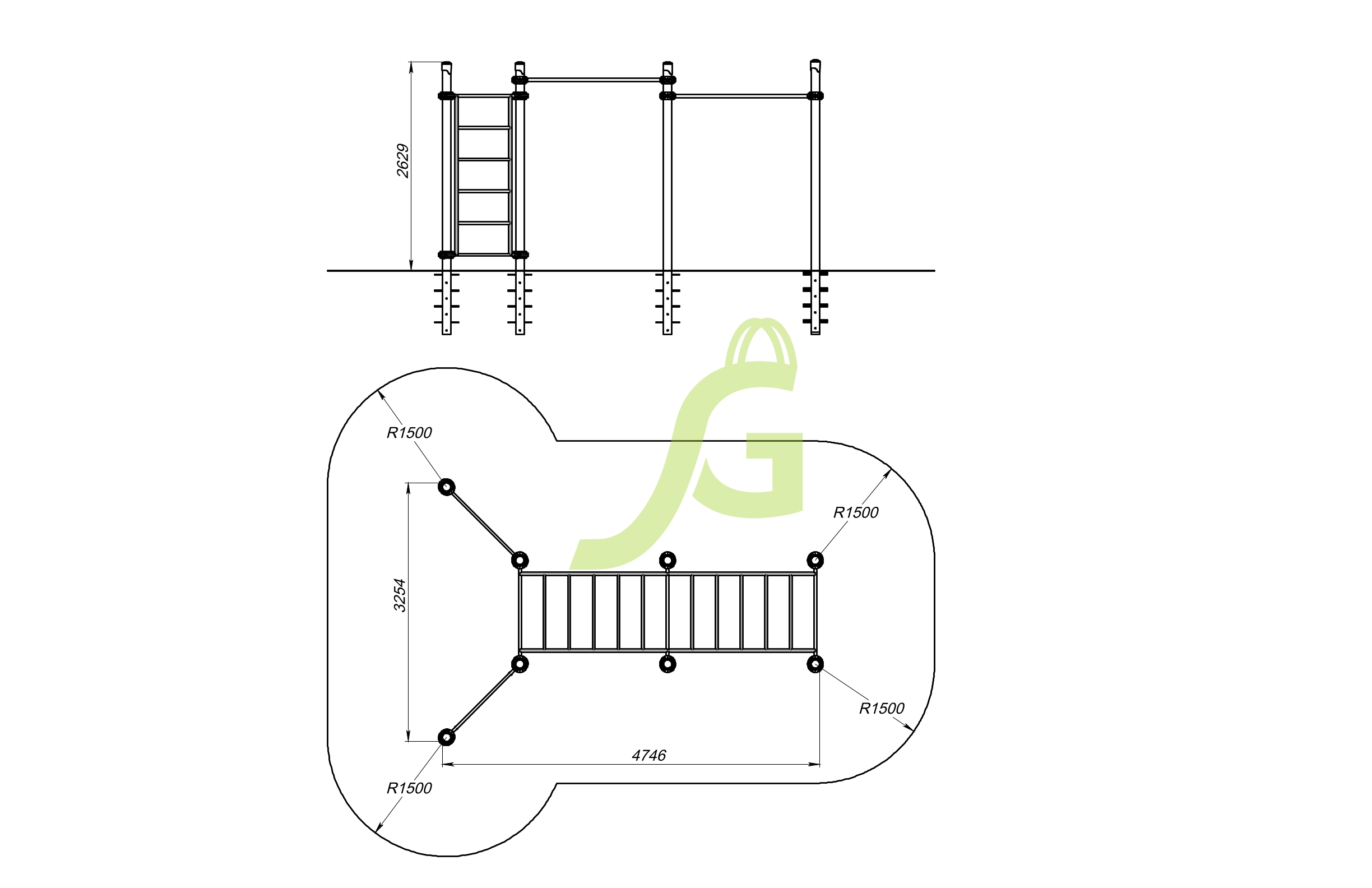 Воркаут IgraGrad 25V