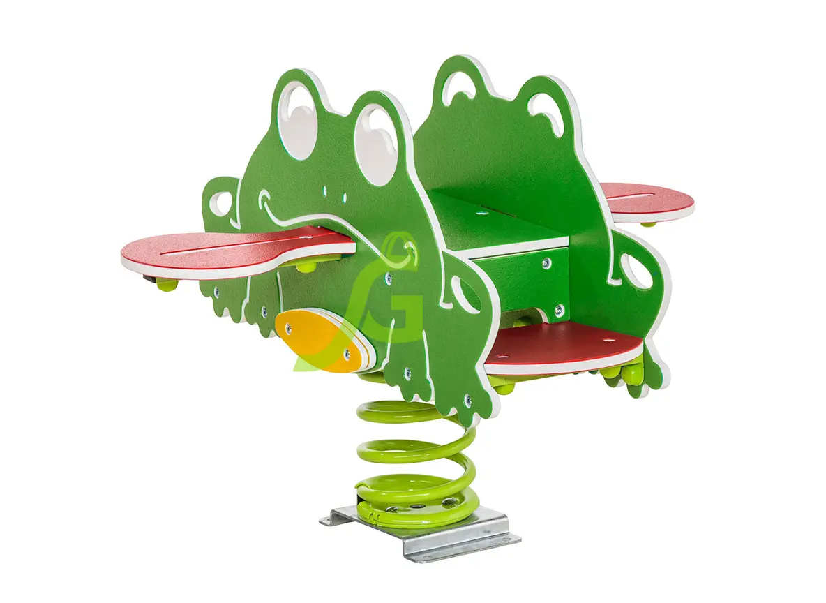 картинка Качалка на пружине лягушка от магазина ИграГрад