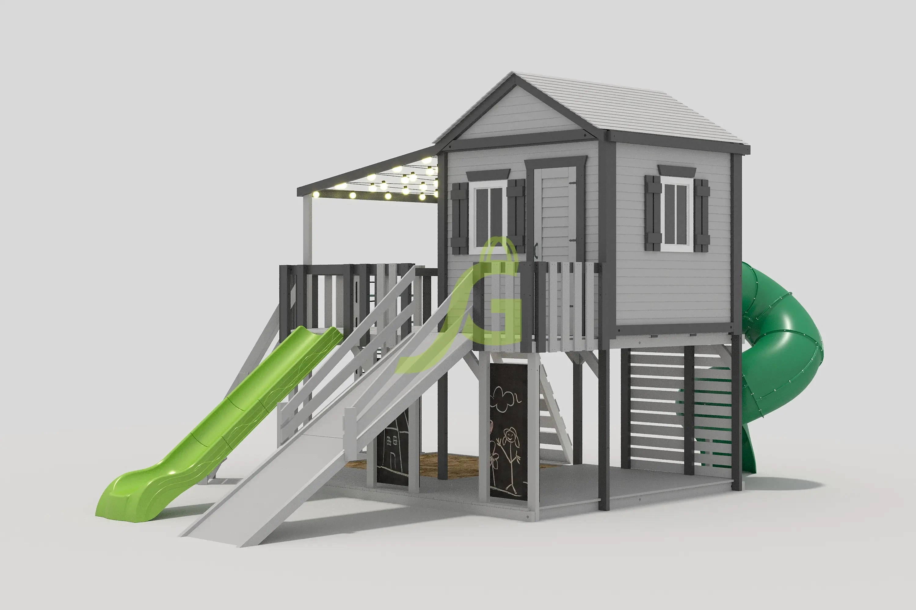 картинка Детская площадка IgraGrad Домик D3 от магазина ИграГрад