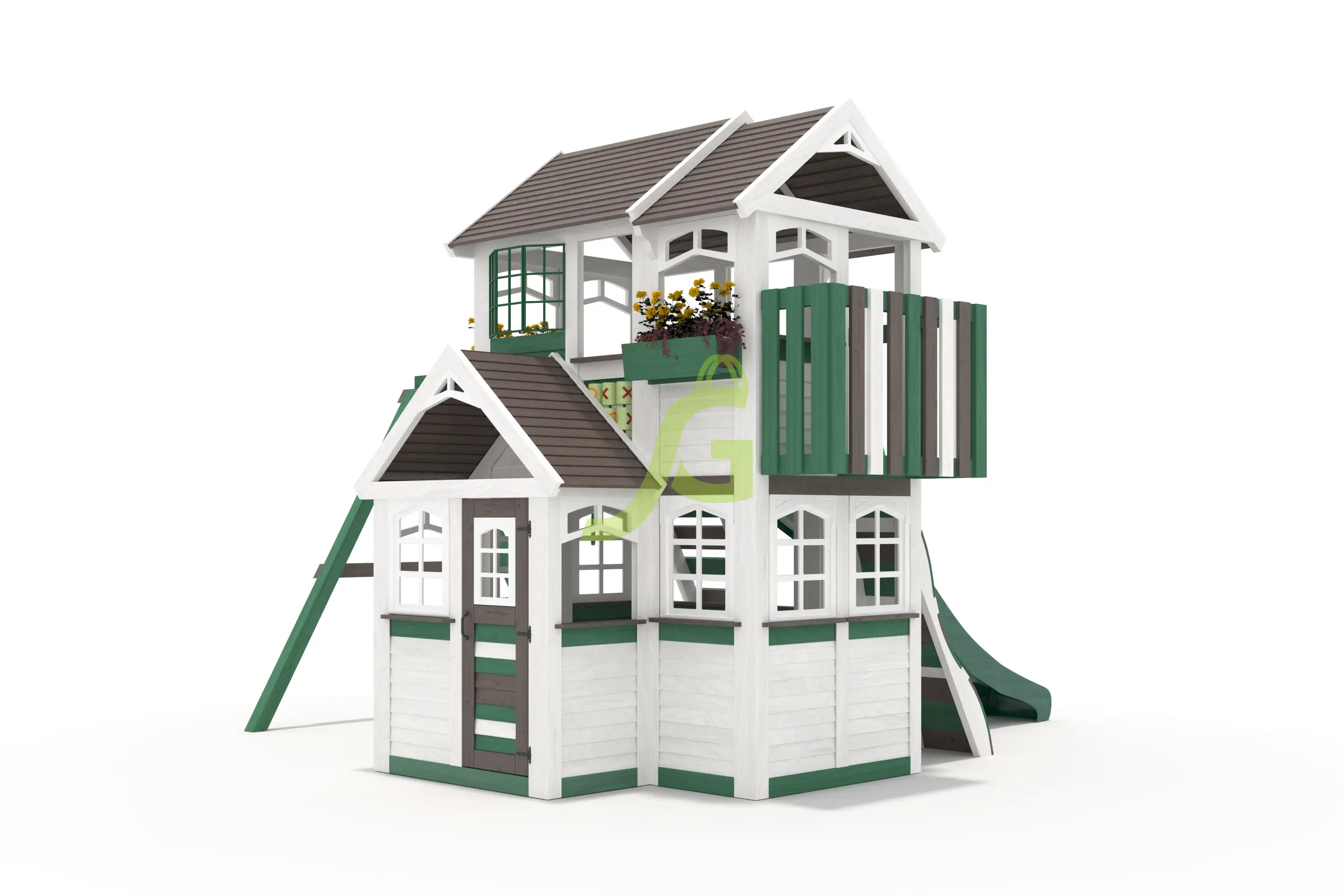 Детская площадка IgraGrad Клубный домик 3 Luxe мод.2