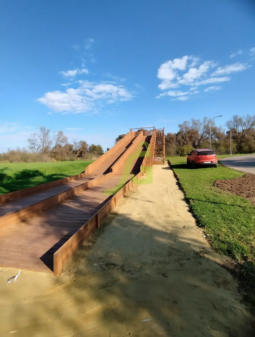 Зимняя горка IgraGrad Snow Fox, скат 18 м мод.3824