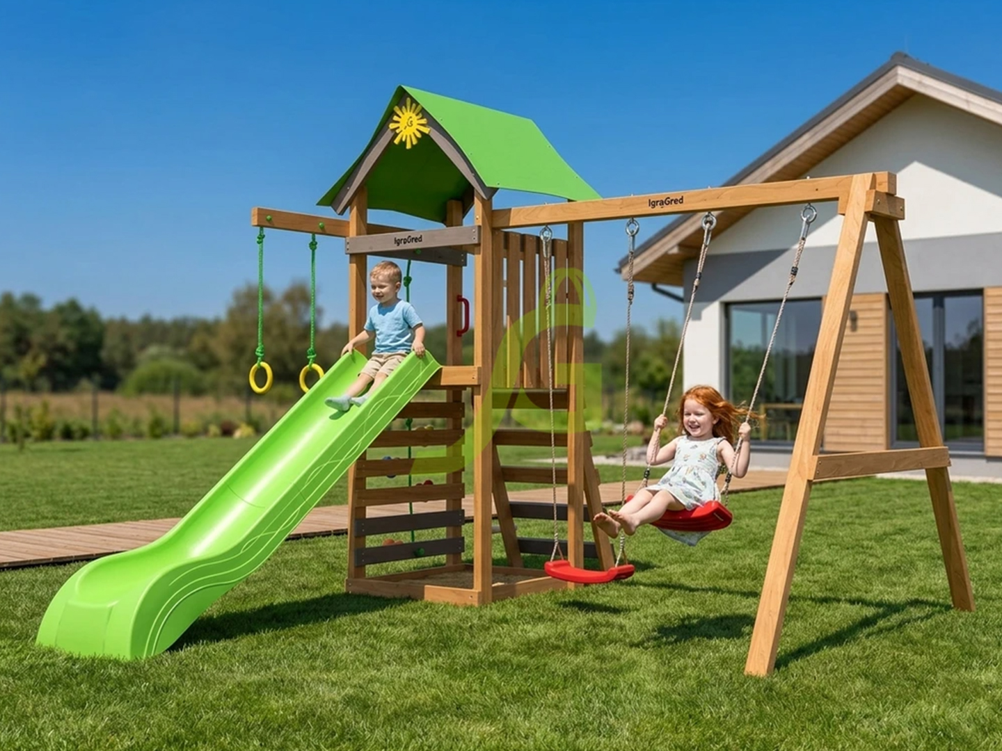 картинка Детская игровая площадка IgraGrad W1 от магазина ИграГрад