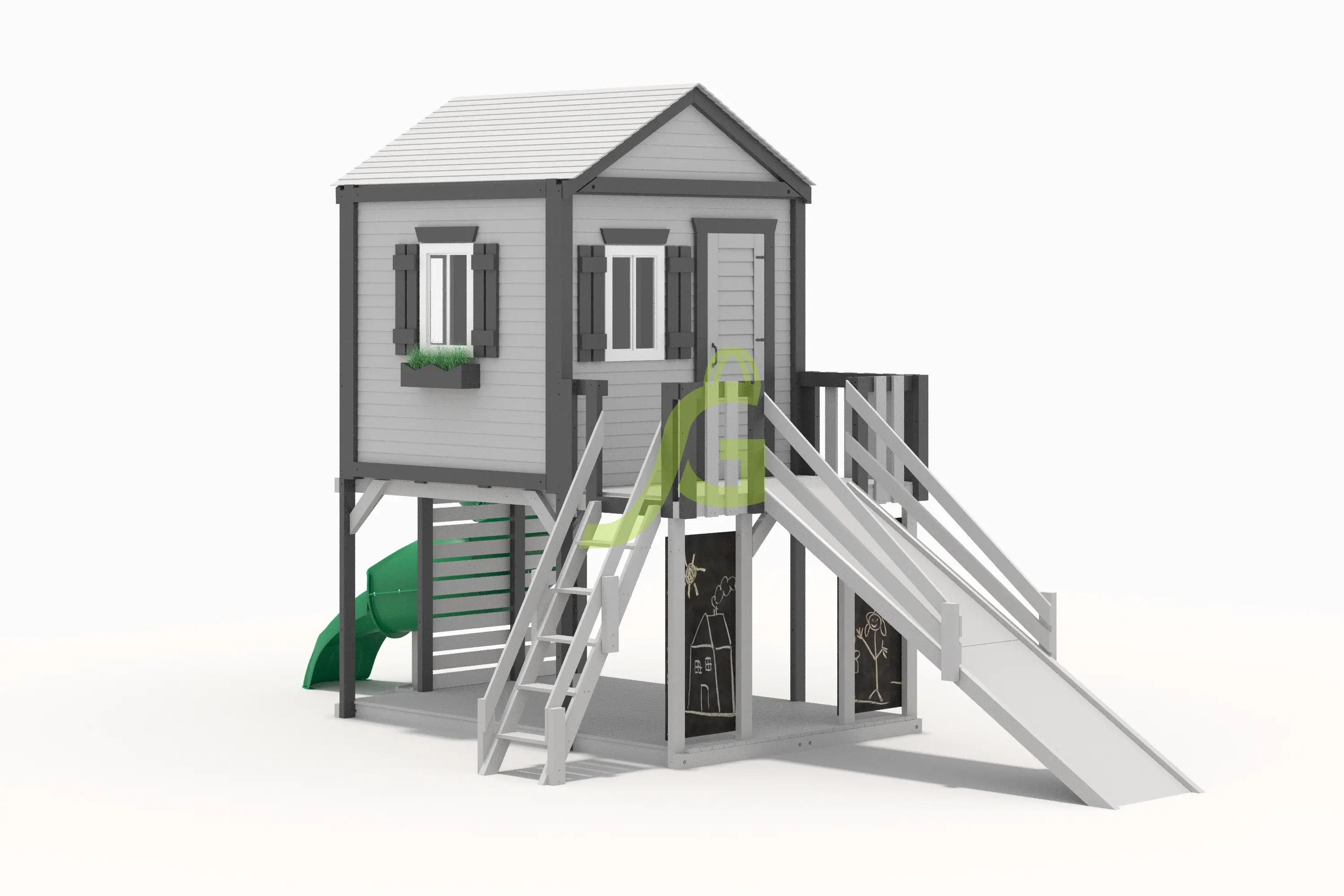 картинка Детская площадка IgraGrad Домик D5 от магазина ИграГрад