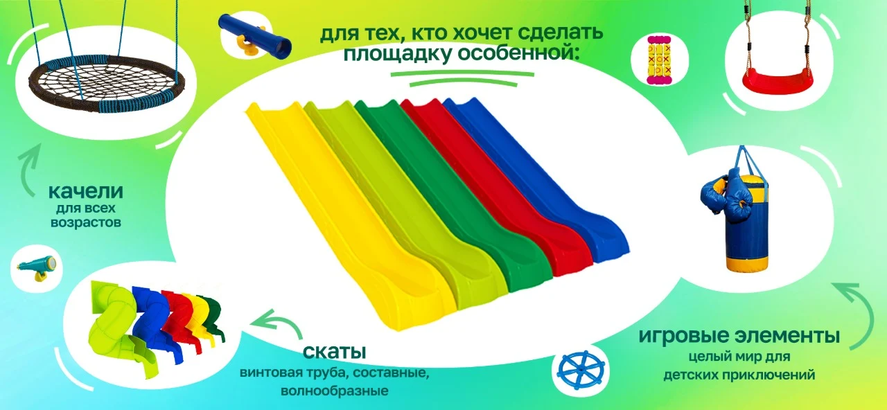 Аксессуары для детских площадок