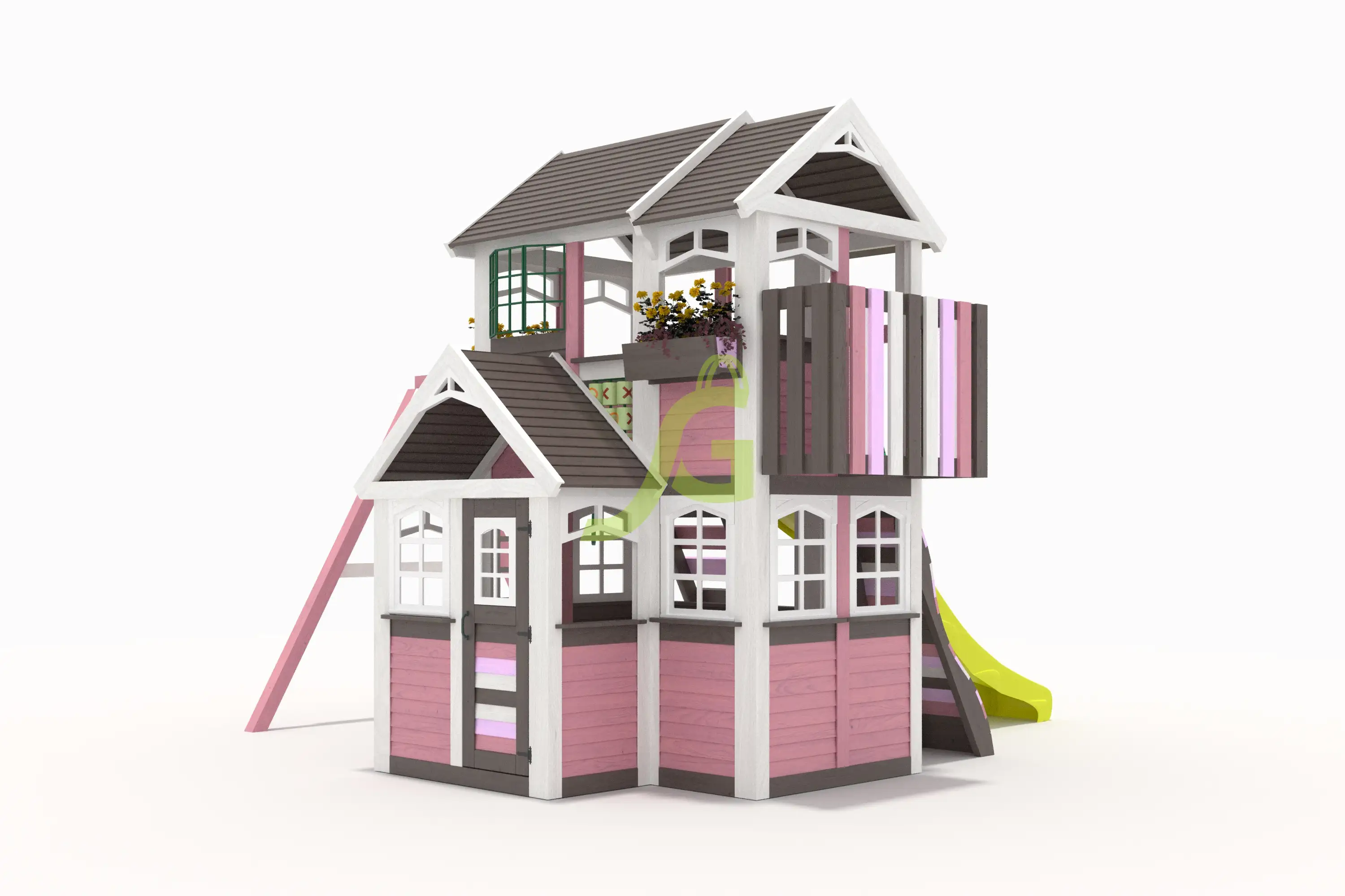 Детская площадка IgraGrad Клубный домик 3 Luxe мод.2