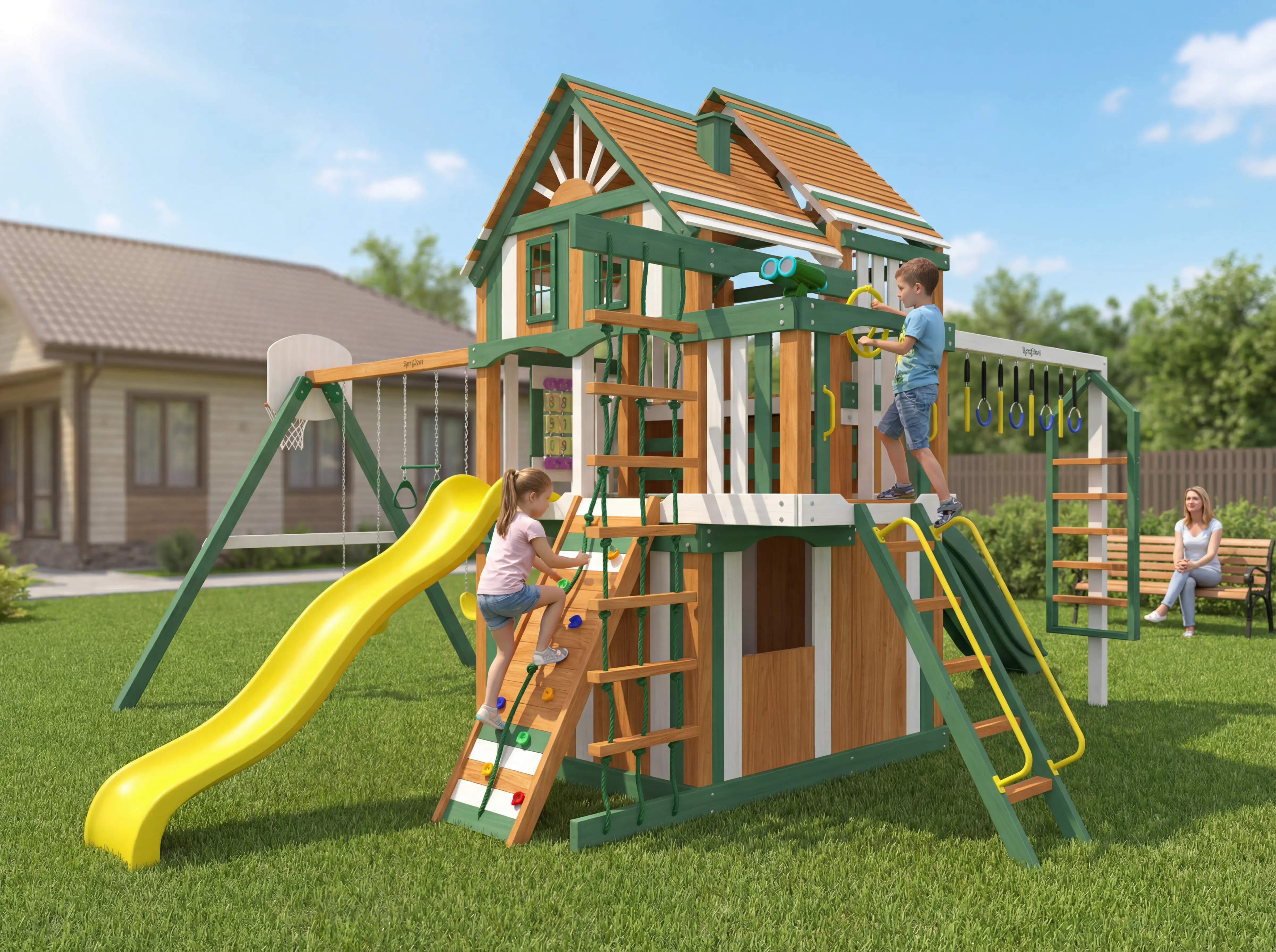 Детская площадка IgraGrad Великан 2 (Домик) мод.1