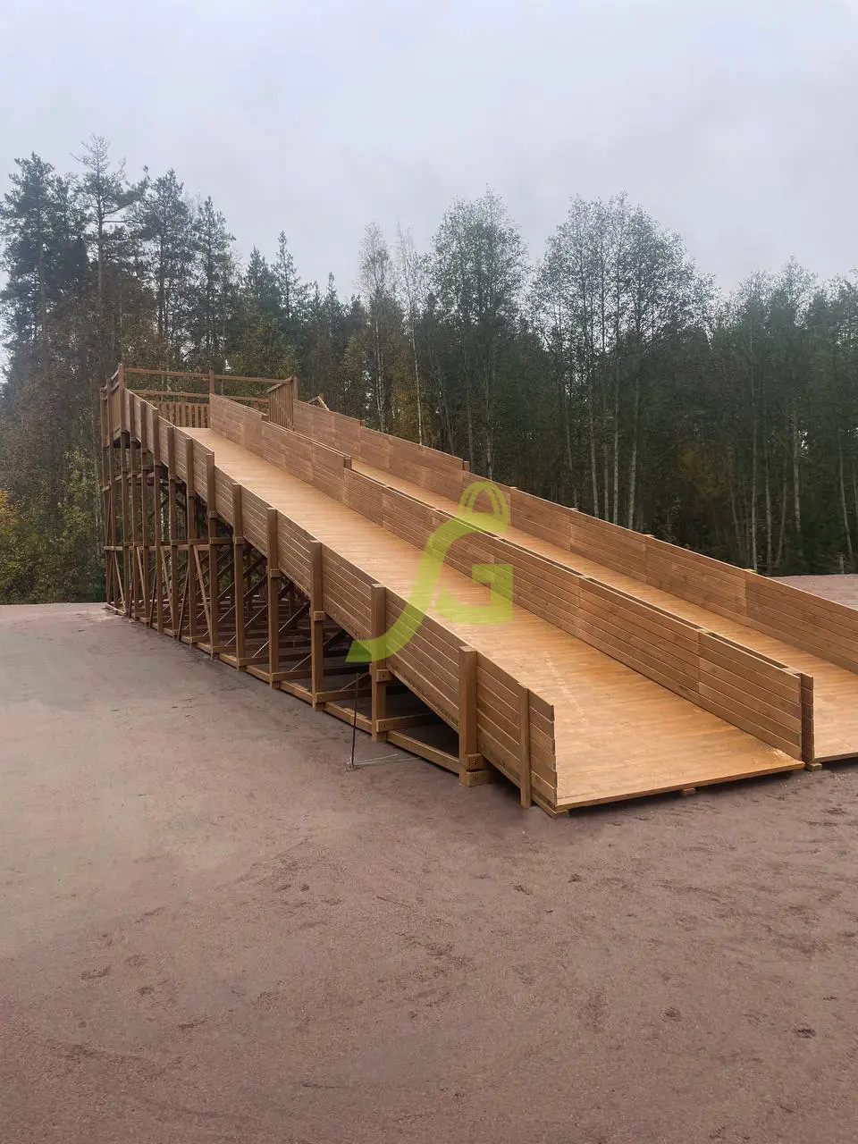 Зимняя горка IgraGrad Snow Fox, скат 18 м мод.3824