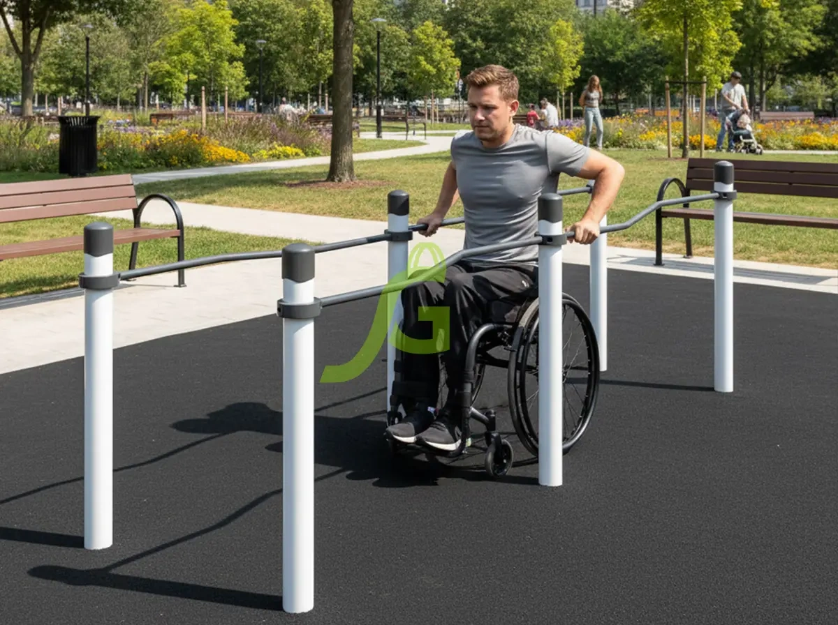 картинка Брусья разноуровневые для маломобильных групп IgraGrad 30V от магазина ИграГрад