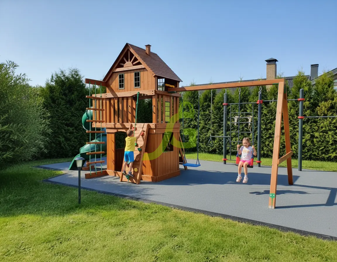 Детская площадка IgraGrad Шато 2 с трубой (Домик)