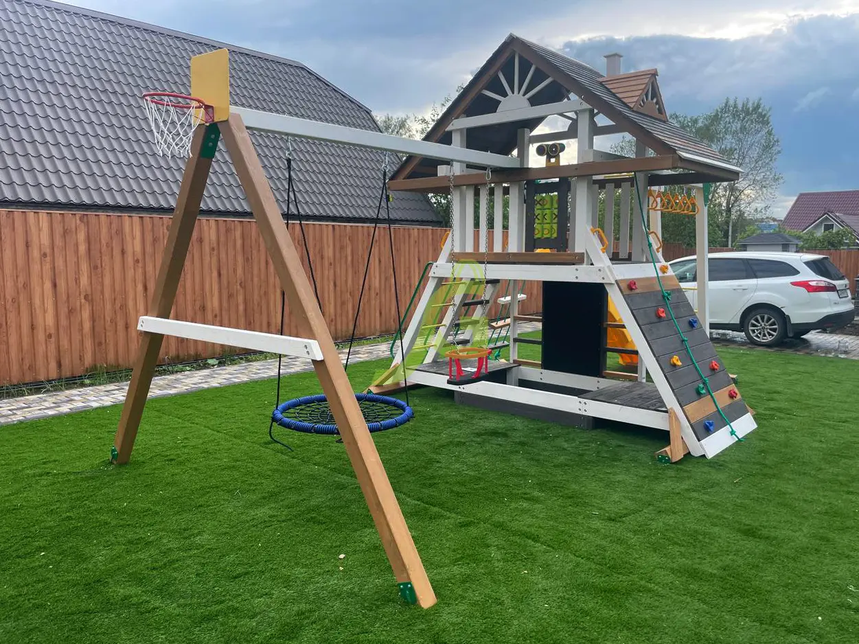 Детская площадка IgraGrad Крепость Фани с рукоходом (Дерево) мод.2 Детская площадка IgraGrad Крепость Фани с рукоходом (Дерево) мод.2