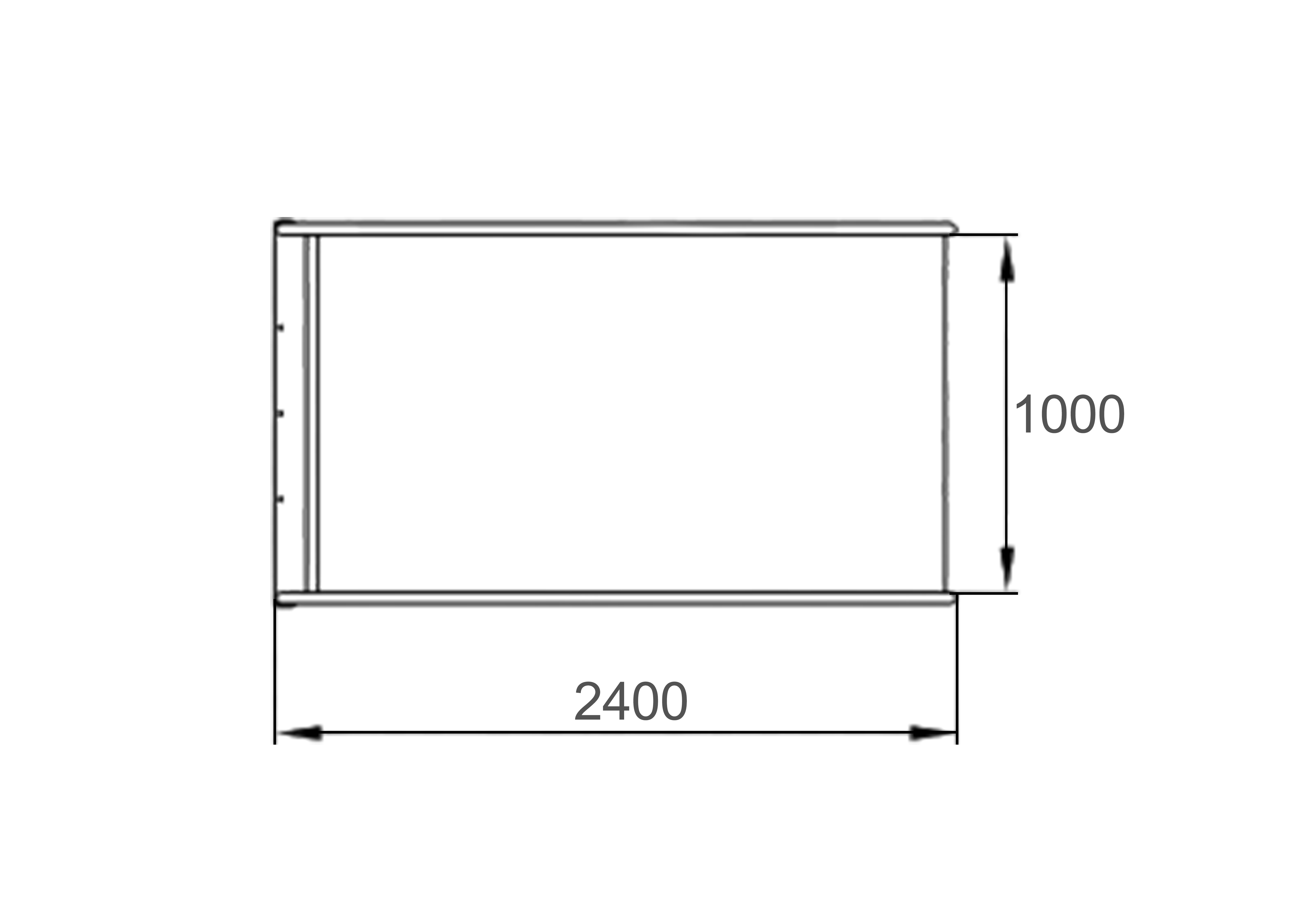 Горка отрытая 1000 х 1000, отдельностоящая