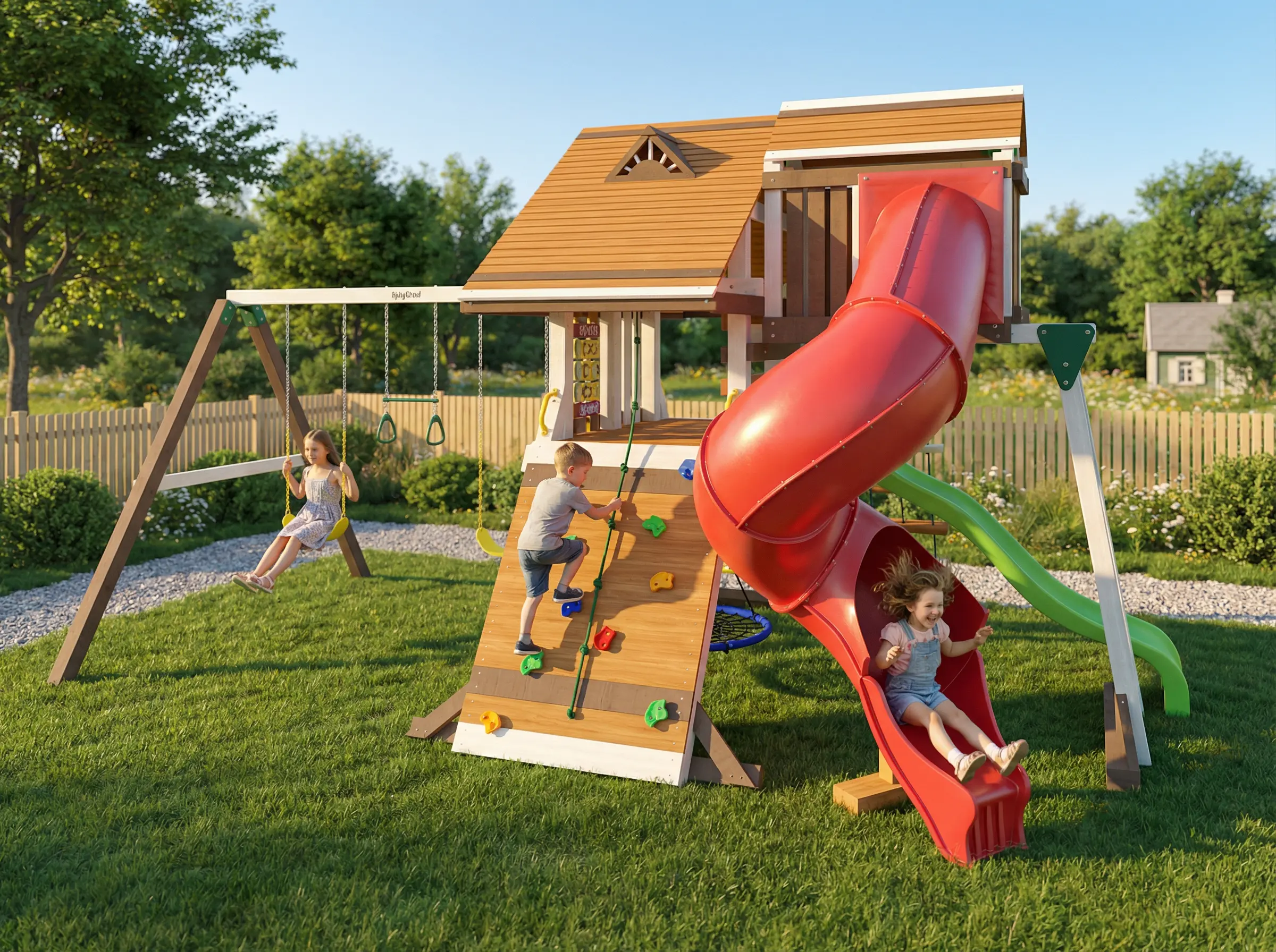 Детская площадка IgraGrad Крепость Фани Делюкс 2 мод.2