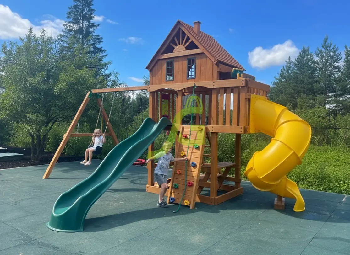 Детская площадка IgraGrad Шато с трубой (Домик)