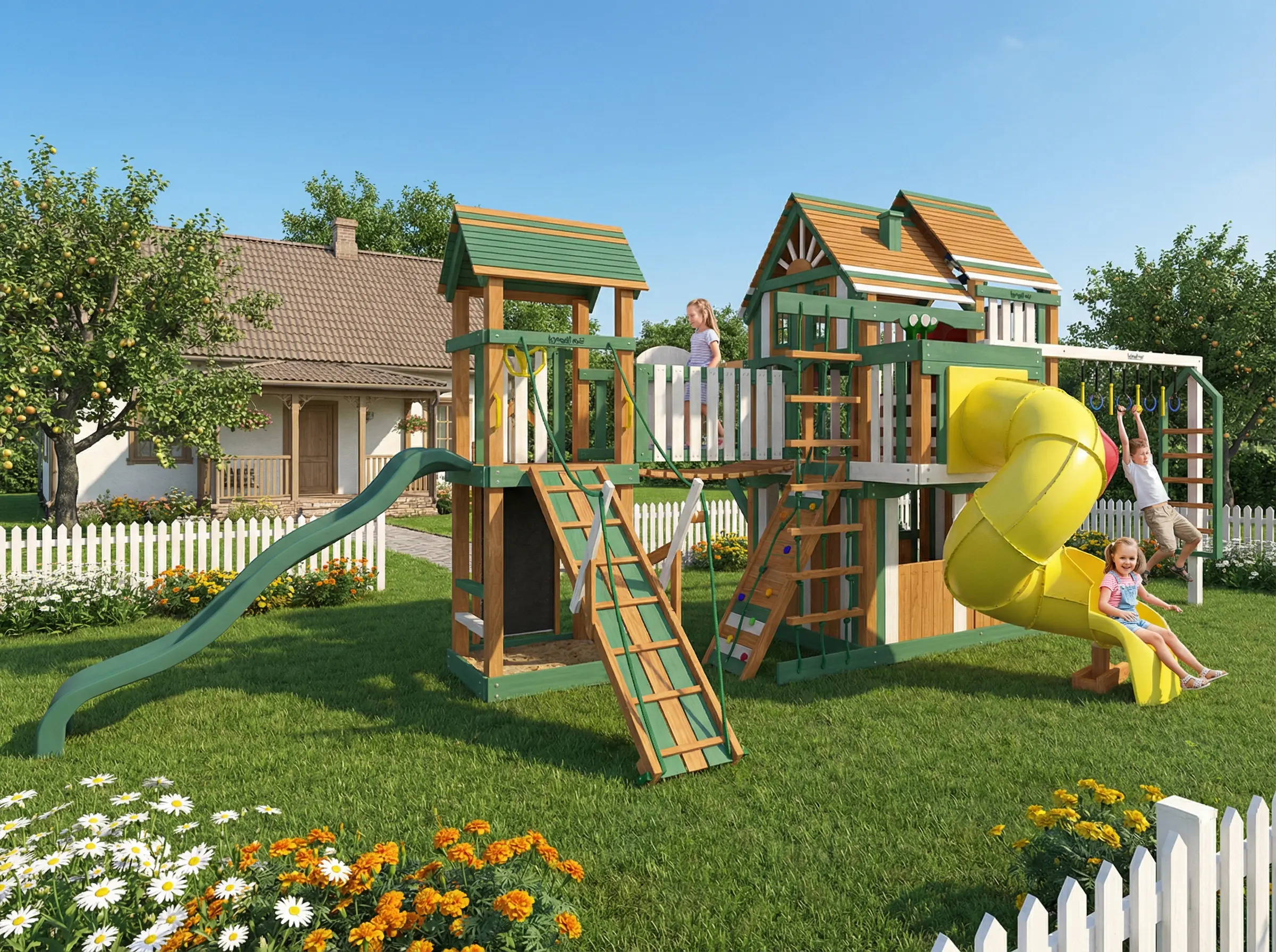 Детская площадка IgraGrad Великан 3 (Макси) мод.1