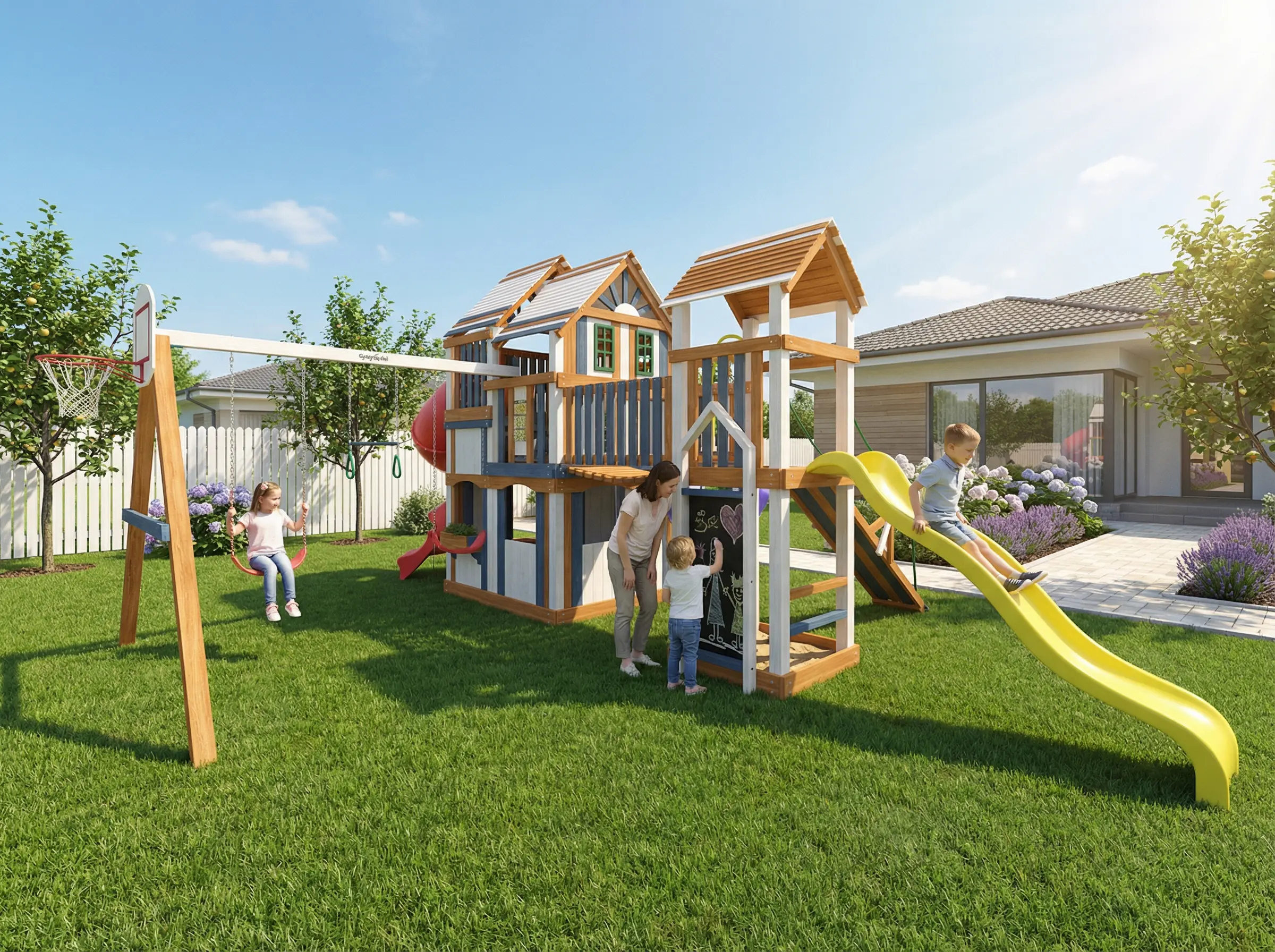 Детская площадка IgraGrad Великан 3 (Макси) мод.2