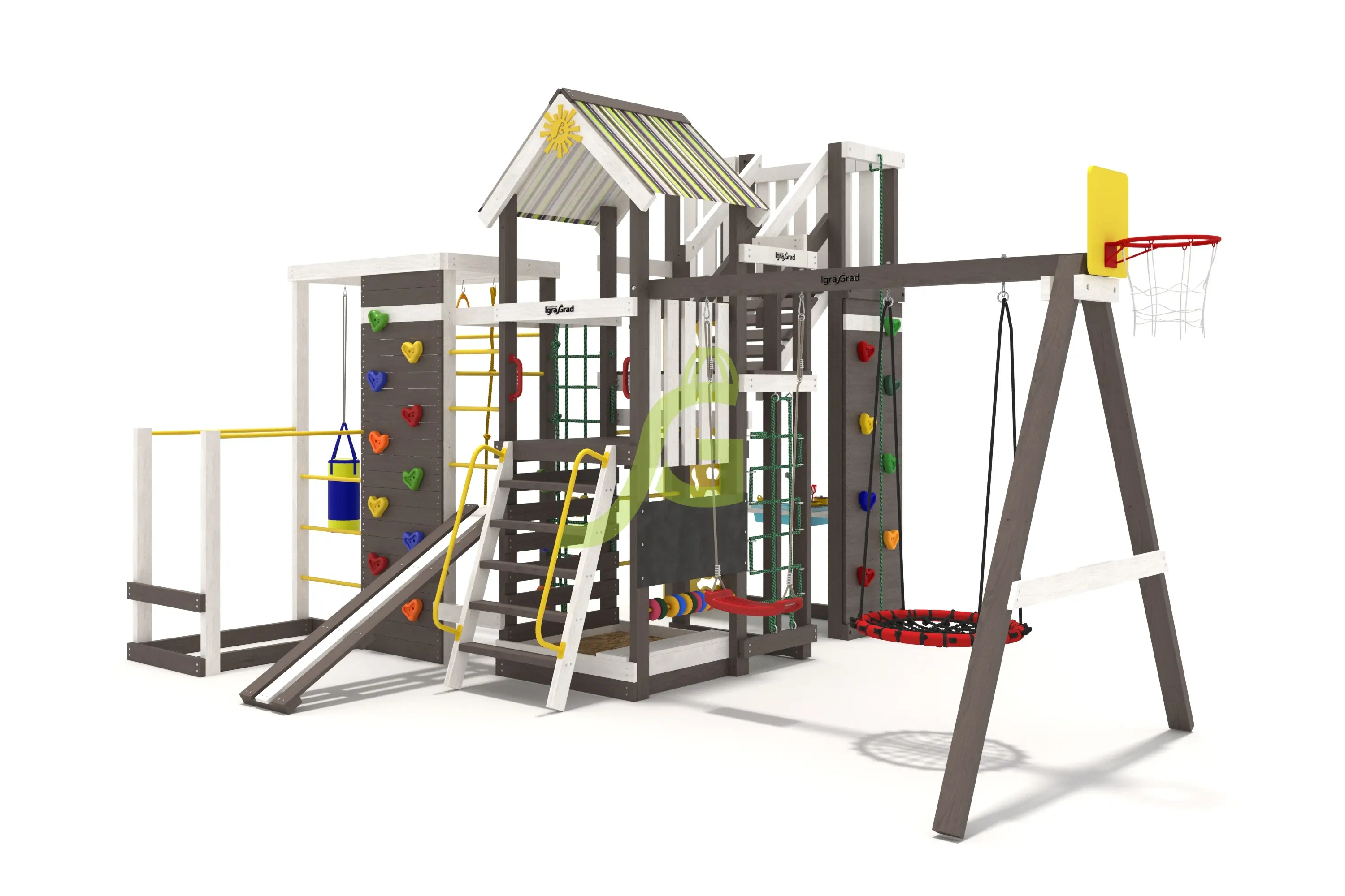 картинка Детская игровая площадка IgraGrad X5 (без трубы) от магазина ИграГрад