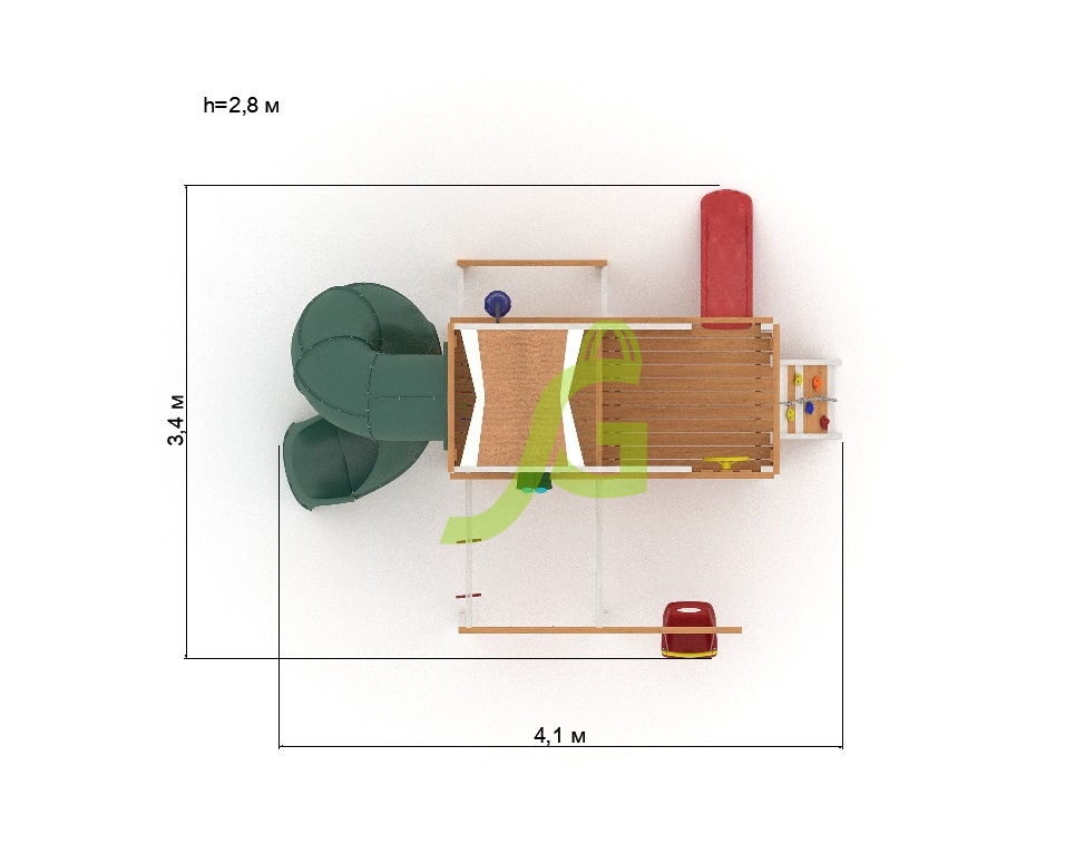Детская игровая площадка IgraGrad А5