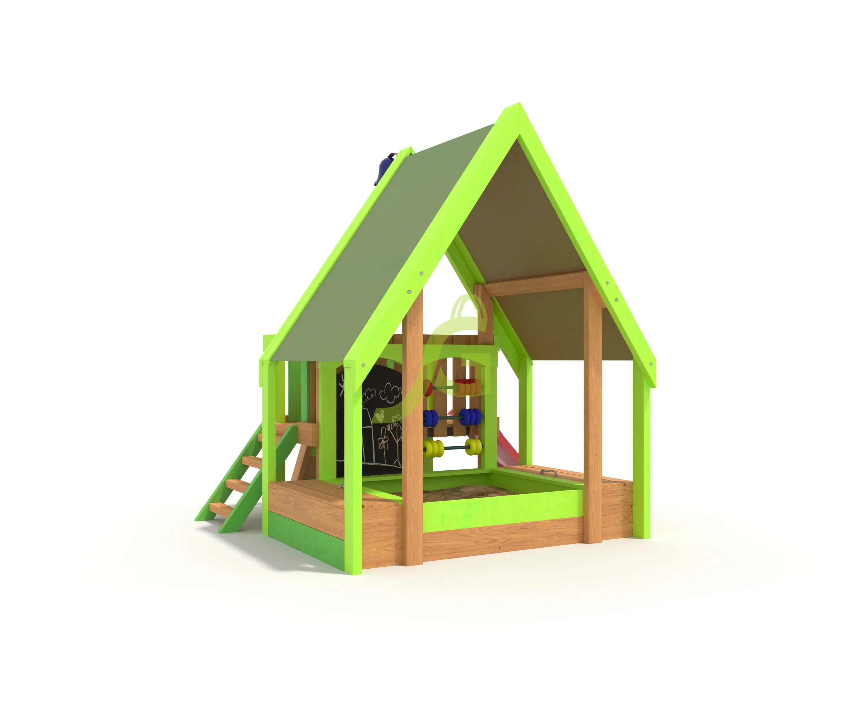 Детская игровая площадка IgraGrad А1 со скалодромом