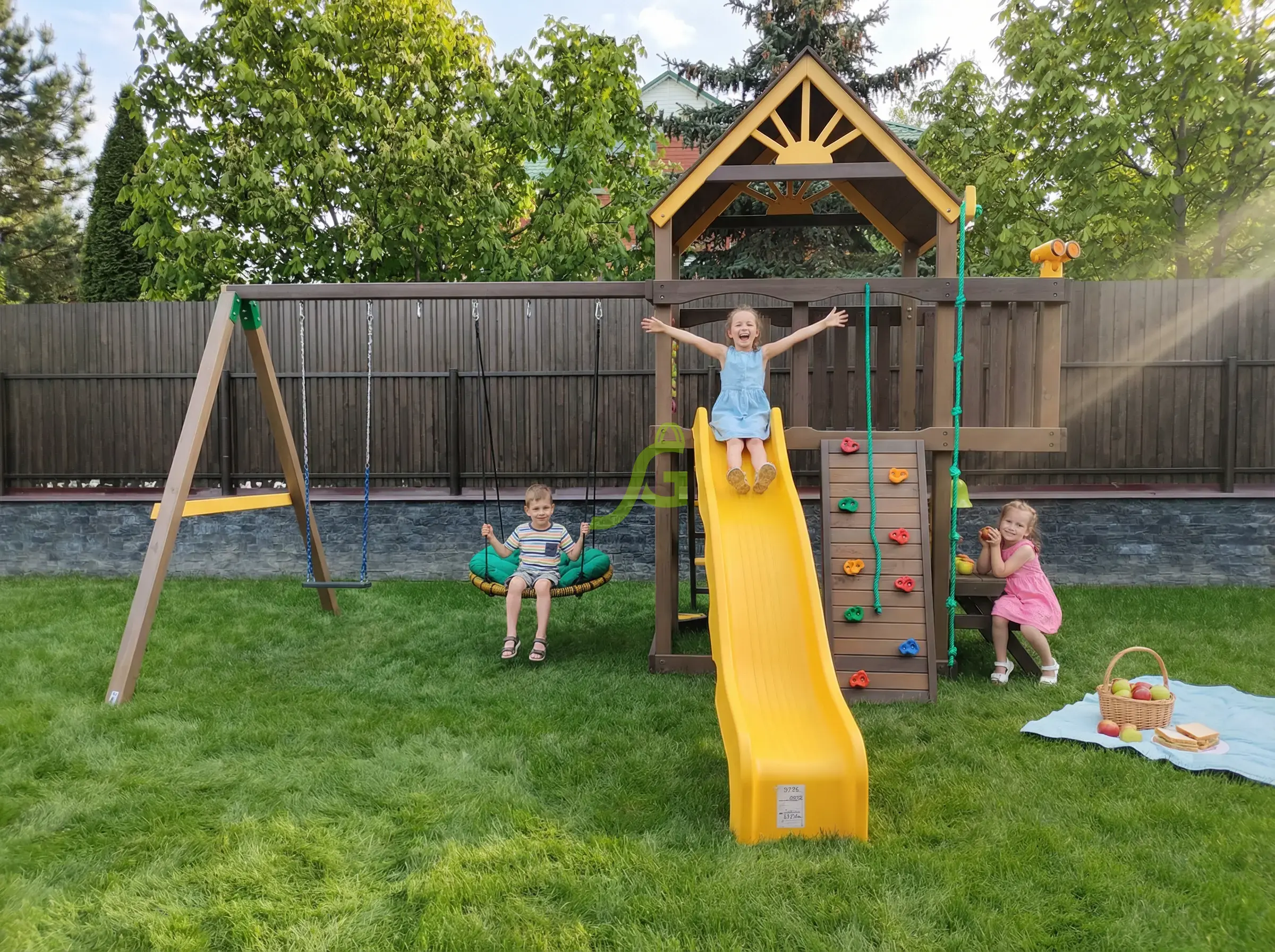 Детская площадка IgraGrad Шато (Дерево) мод.2