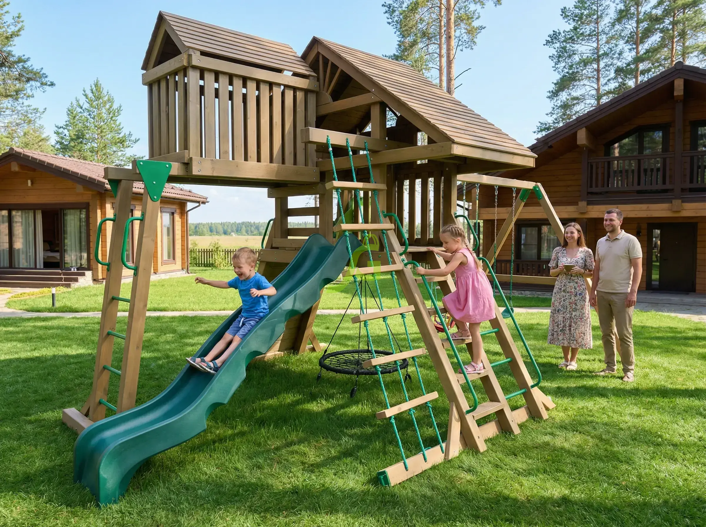 Детская площадка IgraGrad Крепость Фани Делюкс