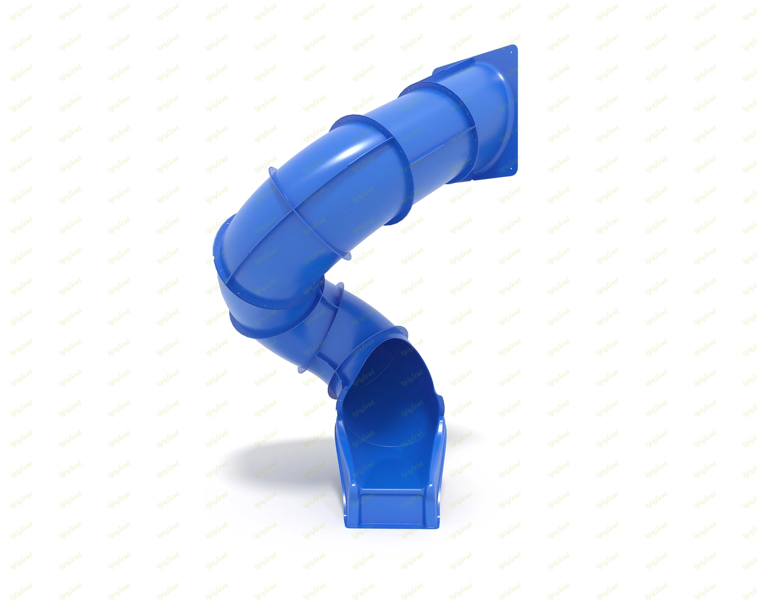 Горка "Труба винтовая" IgraGrad, H 2.1 м, синий