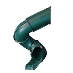 Горка "Труба винтовая", H 2.1, Зеленый