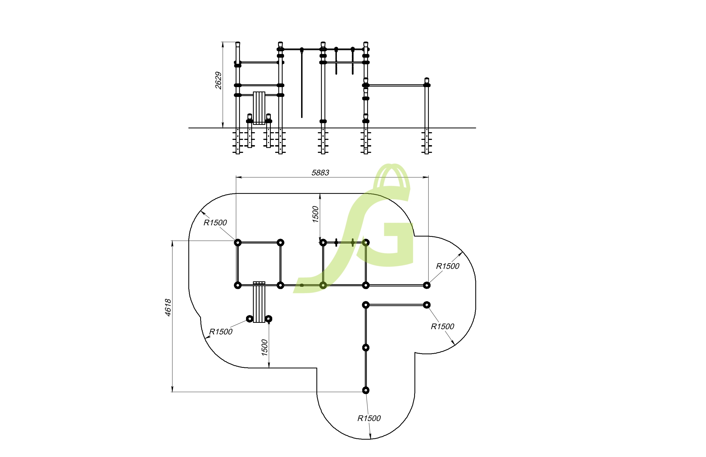 Воркаут IgraGrad 26V