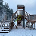 Snow Fox, скат 12 м с двумя скатами (две лестницы)