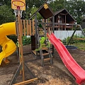 Панда Фани с балконом (две трубы)