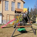 Панда Фани с балконом и трубой