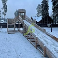 Snow Fox, скат 12 м с двумя скатами (две лестницы)