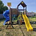 Панда Фани с балконом и трубой