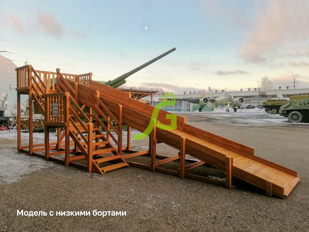 Зимняя горка "IgraGrad Snow Fox", скат 8 м Зимняя горка "IgraGrad Snow Fox", скат 8 м