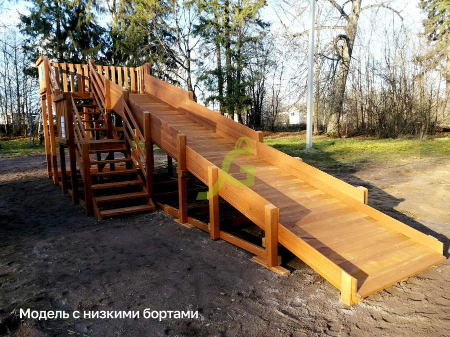 Зимняя горка "IgraGrad Snow Fox", скат 8 м Зимняя горка "IgraGrad Snow Fox", скат 8 м
