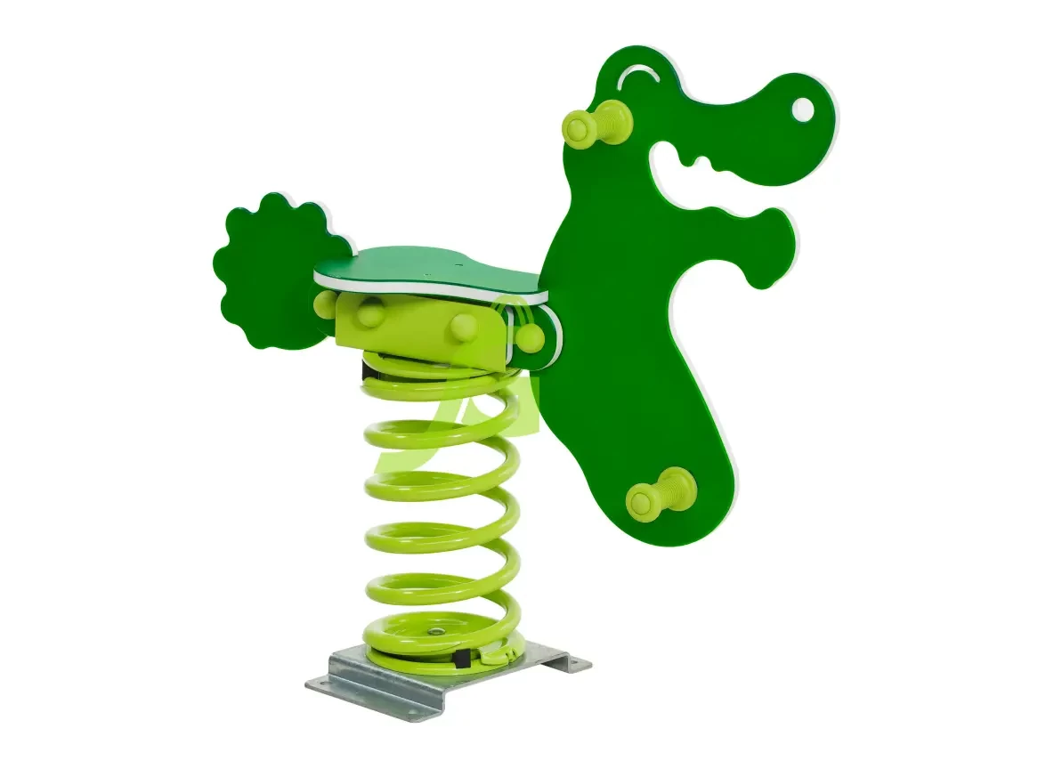 картинка Качалка на пружине крокодил от магазина ИграГрад
