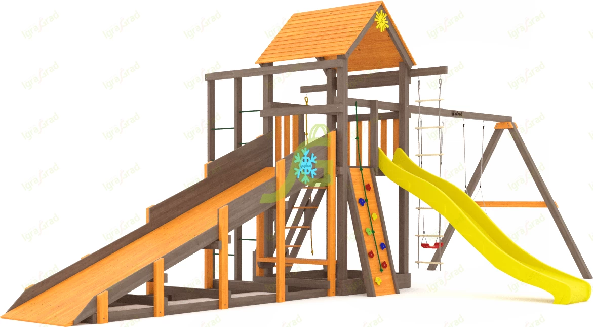 картинка Всесезонная площадка IgraGrad С Fort с сеткой SF1 от магазина ИграГрад