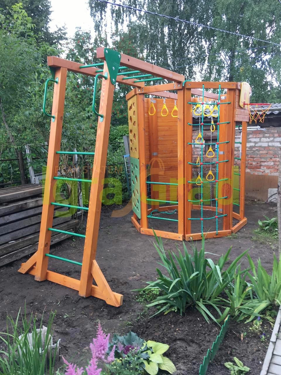 Спортивный комплекс IgraGrad "WorkOut с рукоходом" Спортивный комплекс IgraGrad "WorkOut с рукоходом"